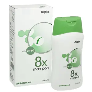 MedQix Online Pharmacy - 8XSHA GEN 8X SHAMPOO  CICLOPIROX ZINC PYRITHIONE