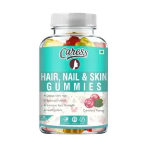 MedQix Online Pharmacy - CARHAI GEN Caress Hair Nail  Amp  Skin Gummy Cranberry
