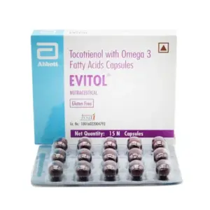 MedQix Online Pharmacy - EVICAP GEN Evitol Capsule Gluten Free