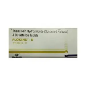 MedQix Online Pharmacy - FDT 4mg Flokind D 0.4mg 0.5mg Tablet  Tamsulosin 0.4mg Dutasteride 0.5mg