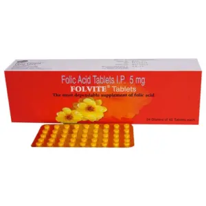 MedQix Online Pharmacy - FTA 5mg Folvite 5mg Tablet  Folic Acid