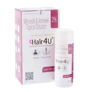MedQix Online Pharmacy - HAI4U GEN HAIR 4U SPRAY SOLUTION  MINOXIDIL AMINEXIL
