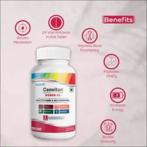 MedQix Online Pharmacy - HEACEN GEN HealthVit Cenvitan Women 50  With Multivitamin