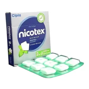 MedQix Online Pharmacy - NICCHE GEN Nicotex Chewing Gums Mint Plus Sugar Free Nicotine