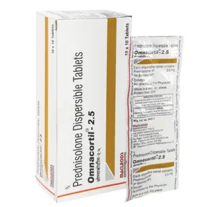 MedQix Online Pharmacy - OMNTAB GEN OMNACORTIL Tablet  PREDNISOLONE Child 1