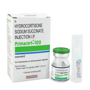 MedQix Online Pharmacy - PI 200MG PRIMACORT INJECTION 200MG HYDROCORTISONE