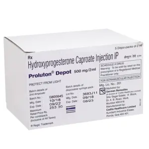 MedQix Online Pharmacy - PRODEP GEN PROLUTON DEPOT  HYDROXYPROGESTERONE CAPROATE Child 1