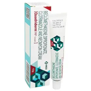MedQix Online Pharmacy - QUARF GEN QUADRIDERM RF BECLOMETHASONE CLOTRIMAZOLE NEOMYCIN