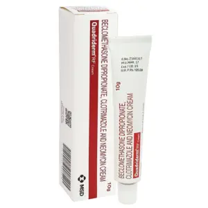 MedQix Online Pharmacy - QUARF GEN QUADRIDERM RF  BECLOMETHASONE CLOTRIMAZOLE NEOMYCIN Child 1