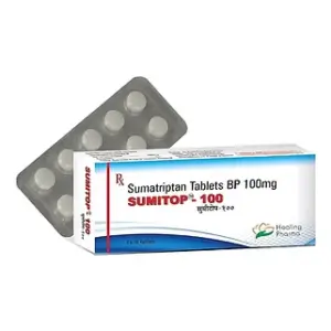 MedQix Online Pharmacy - SMT 100mg Sumatriptan 100 Mg Tablet