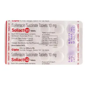 MedQix Online Pharmacy - SOL SO GEN SOLIACT  SOLIFENACIN