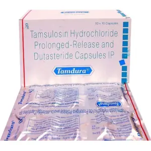 MedQix Online Pharmacy - TCD 4mg Tamdura Capsule  Tamsulosin 0.4mg  Dutasteride 0.5mg