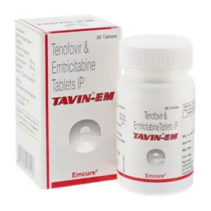 MedQix Online Pharmacy - TEM 300MG TAVIN EM 300 MG 200 MG TENOFOVIR EMTRICITABINE