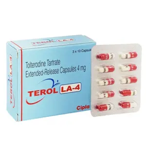 MedQix Online Pharmacy - TERLA GEN TEROL LA  TOLTERODINE