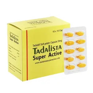 MedQix Online Pharmacy - TSA 20mg Tadalista Super Active 20mg  Tadalafil    Soft Gelatin Capsules