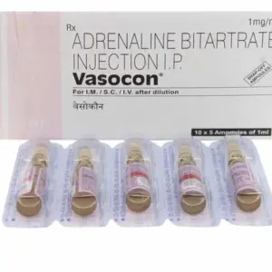 MedQix Online Pharmacy - VASINJ GEN VASOCON INJECTION ADRENALINE EPINEPHRINE