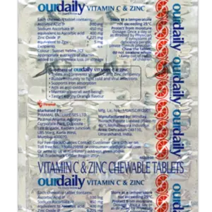 MedQix Online Pharmacy - VIT AM GEN Vit.C  Amp  Zinc  Immunity Booster Child 3